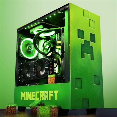 Minecraft Creeper Pc Case Mod Feat Nzxt H510i Idee