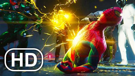 The Amazing Spider Man Vs Sinister Six Fight Scene 4k Ultra Hd Spider