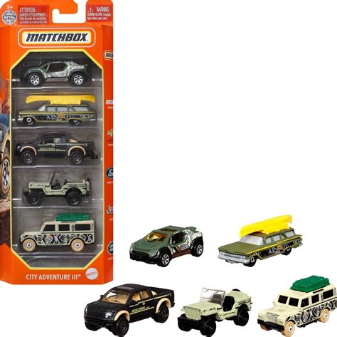 Matchbox Set Of 5 Toy Cars Trucks Or Aircraft In 164 Scale Styles