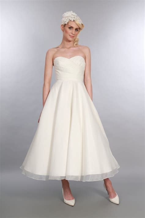 1950s Tea Length Wedding Dress