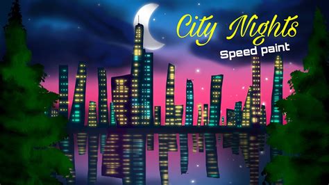 City Nights Speedpaint My Art Journey Inspired By Art With Flo🥰