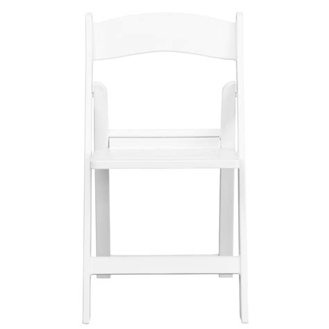 Need to know the dimensions of a white resin folding chair so you can give your guests enough legroom? HERCULES Series 1000 lb. Capacity White Resin Folding ...