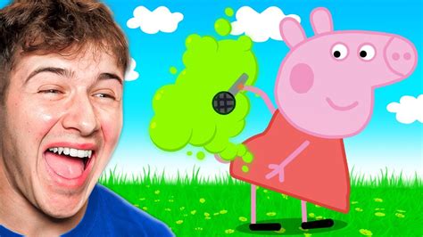 You Laugh You Lose Minecraft Peppa Pig Edition Movie Youtube