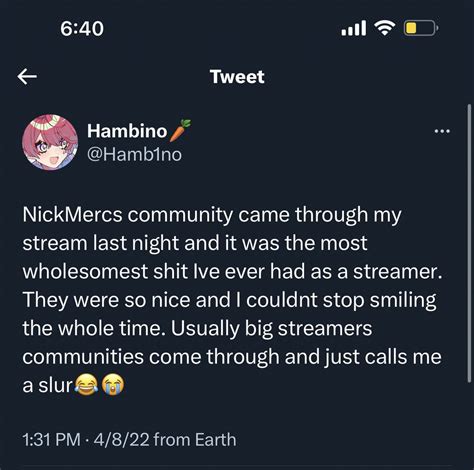 Hambino🥕 On Twitter Wow Its Almost Like Nick Publicly Posting That He Is A Transphobe Made