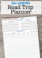 This free printable road trip planner and road trip planning guide will ...