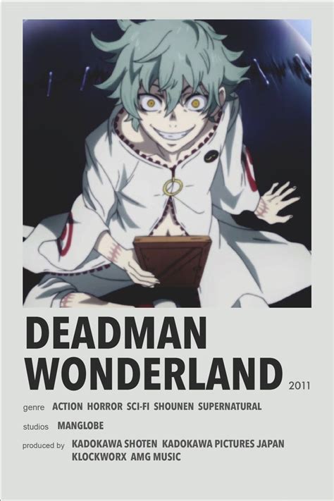 Minimal Anime Poster For Deadman Wonderland