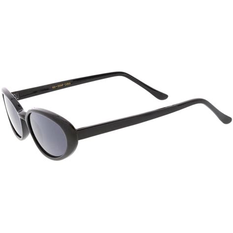 true vintage oval sunglasses colored mirror lens 51mm sunglass la
