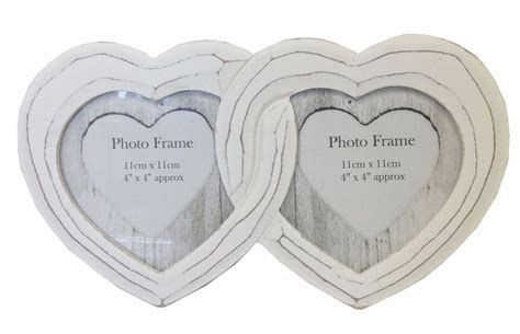 Wf1946 Double Heart Photo Frame 32236 Photo Frames And Holders
