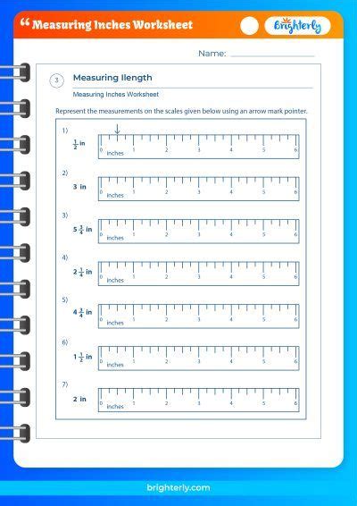 Free Printable Measuring Inches Worksheets For Kids Pdfs