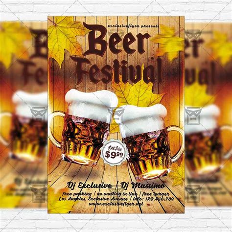 Hours may change under current circumstances Beer Festival - Premium Flyer Template + Instagram Size ...