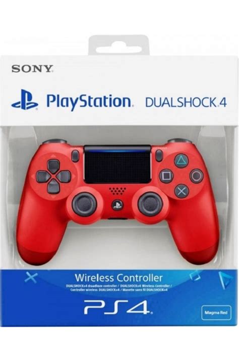 Dualshock 4 V2 Red беспроводной джойстик для Ps4 красный купить в