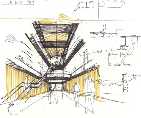 Boceto De Materialidad Croquis Arquitectura Dibujos De Arquitectura