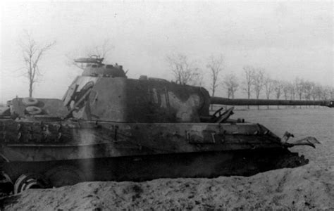 43rd Tank Battalion Dug In German Tank Танк Война