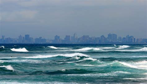 Sea And Durban Skyline Free Stock Photo Public Domain Pictures