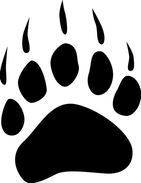 Cub Paw Print Clip Art Clipart Best