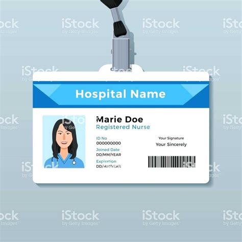 Id Card Isolated On White Background Identification Card Icon Inside