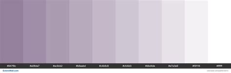 Tints Xkcd Color Greyish Purple 887191 Hex Purple Color Schemes Hex