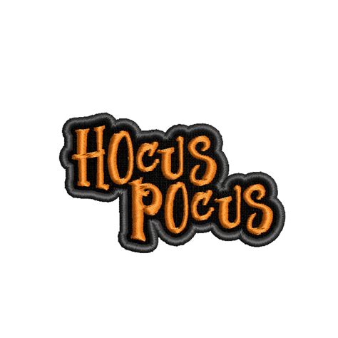 Hocus Pocus Embroidered Iron On Patch Halloween Costume Magic Etsy