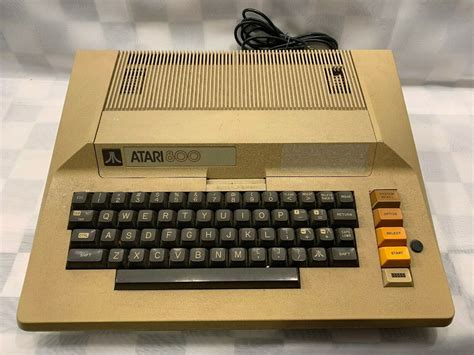 Vintage Atari 800 Computer Video Game System Works Vintage Computers