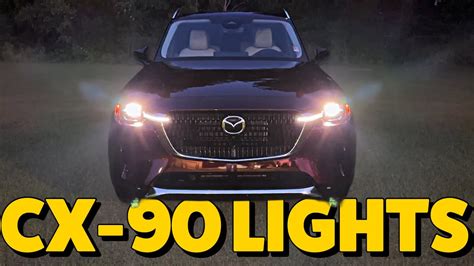 Mazda Cx 90 Turbo Premium Plus Exterior Lights Youtube