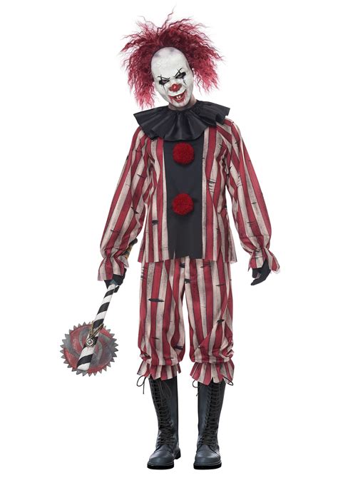 Plus Size Nightmare Clown Men S Costume