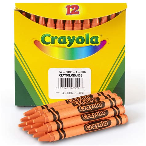 Yellow Orange Crayon