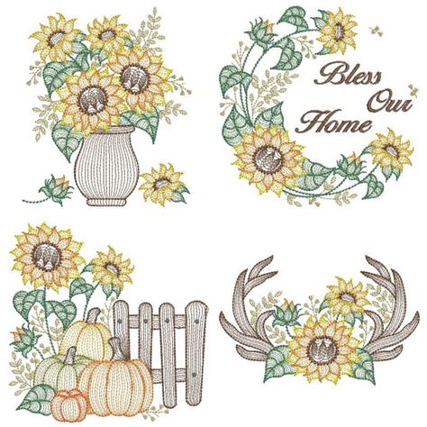 Rippled Sunflowers 2 Set 10 Designs 3 Sizes Products Swak