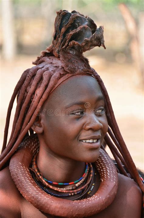 Himba Girl Portrait Namibia Editorial Photo Image Of African Hair