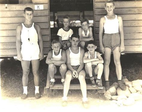 1940s Boys At Summer Camp Photo Summer Camp Culture Summer Camp