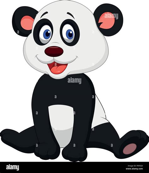Cute Baby Panda Cartoon Stock Vector Image And Art Alamy