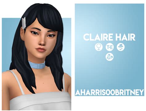 Aharris00britney Is Creating Custom Content For The Sims 4 Sims Hair