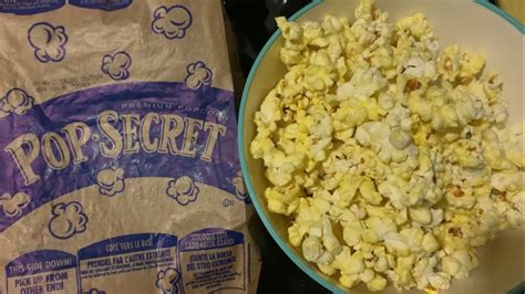 Pop Secret Microwave Popcorn Extra Butter Youtube