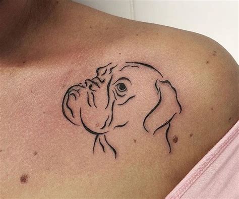 Dog Outline Dog Outline Tattoo Shoulder Tattoo For Women