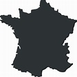 Carte de la France PNG transparents - StickPNG