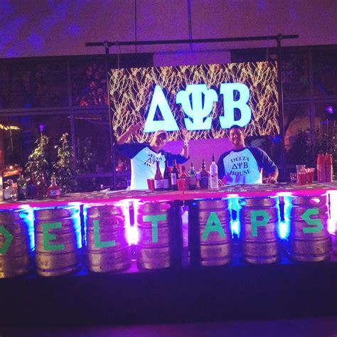 A College Fraternity Style Bar Designed By Elslights For The Neighbors Premiere Frat Parties