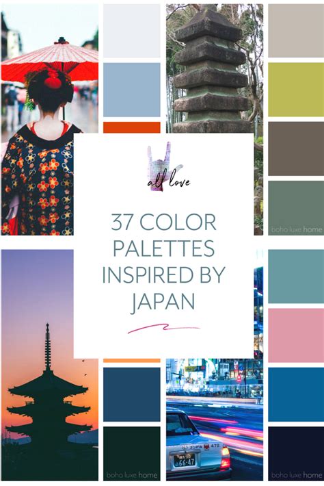 37 Color Palettes Inspired By Japan Japanese Colors Palette Color