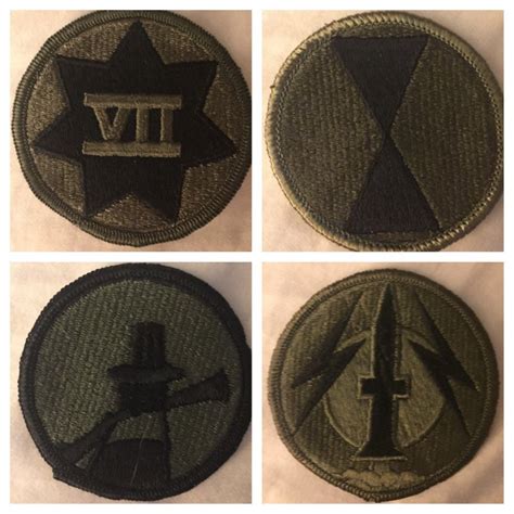Vintage Round Patch Lot Us Military By Unclemeatlovesyou On Etsy