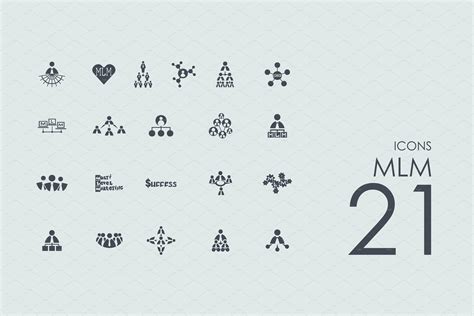 21 Mlm Icons Icons ~ Creative Market