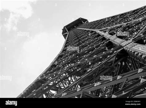 Eiffel Tower Black And White Stock Photo Alamy