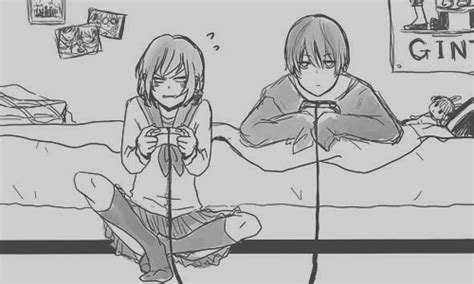 Boy And Girl Playing Video Games Tumblrkawaii Anime Qvnlnpr Lugares