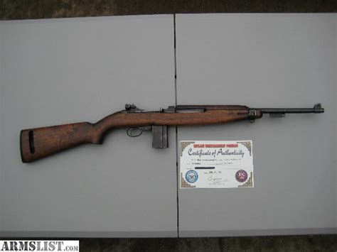 Armslist For Sale Wwii Cmp M1 Carbine Underwood 2 44 Vintage Rifle