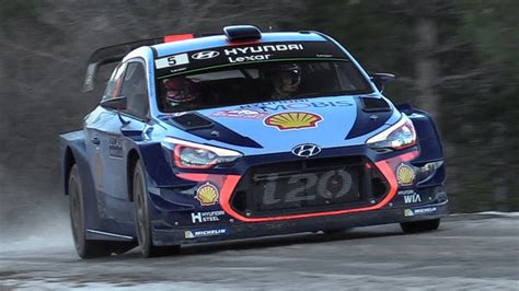 Hyundai I20 Wrc 2017 Sound Neuville Sordo And Paddon In Action At