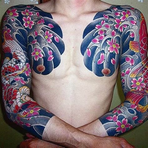50 Japanese Chest Tattoos For Men Masculine Design Ideas