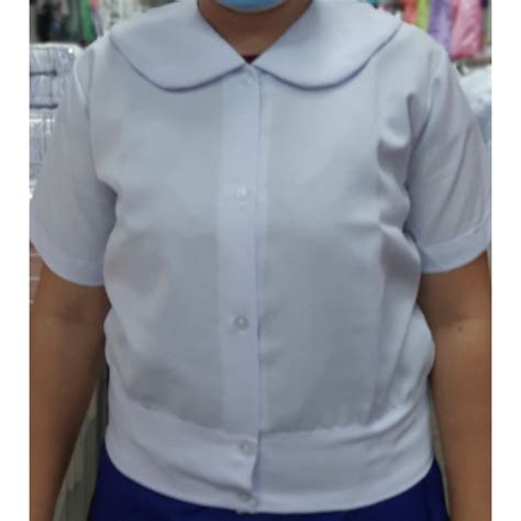 School Uniform Marine And Baby Collarkatrina Fabric Shopee Philippines