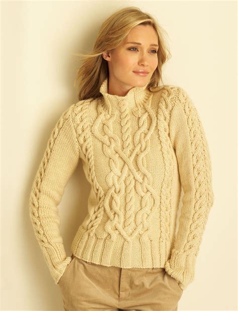 Bernat Cable Sweater Patterns Yarnspirations