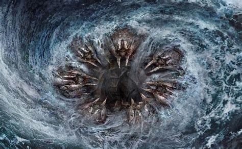 Charybdis A Giant Whirlpool Ocean Monsters Greek Monsters Mythological Creatures Fantasy