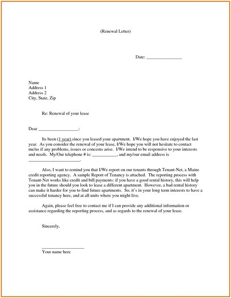 Not renewing lease letter from landlord. Not Renewing Lease Letter Template Samples | Letter Template Collection