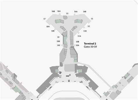 San Francisco Airport Map Sfo Printable Terminal Maps Shops Food