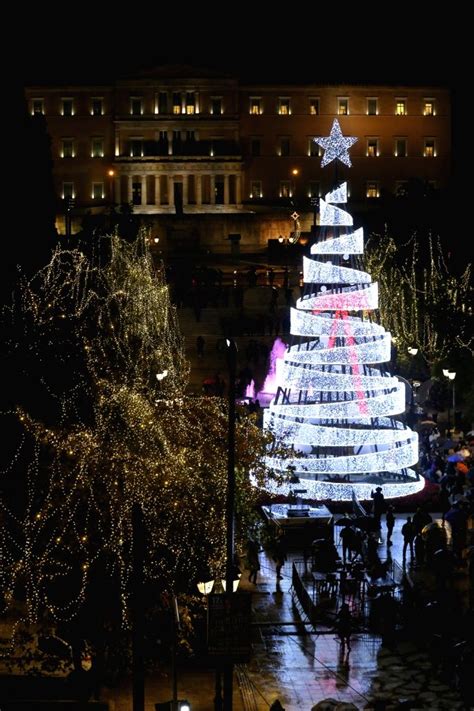Greece Athens Christmas Tree Lighting