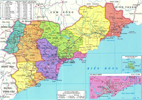 Bản đồ Hành Chính Tỉnh Bình Thuận And Thông Tin Quy Hoạch Mới